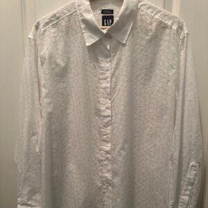 Gap Sheer Floral Big Shirt - M